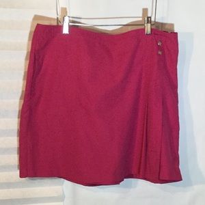 izod polyester skort pink